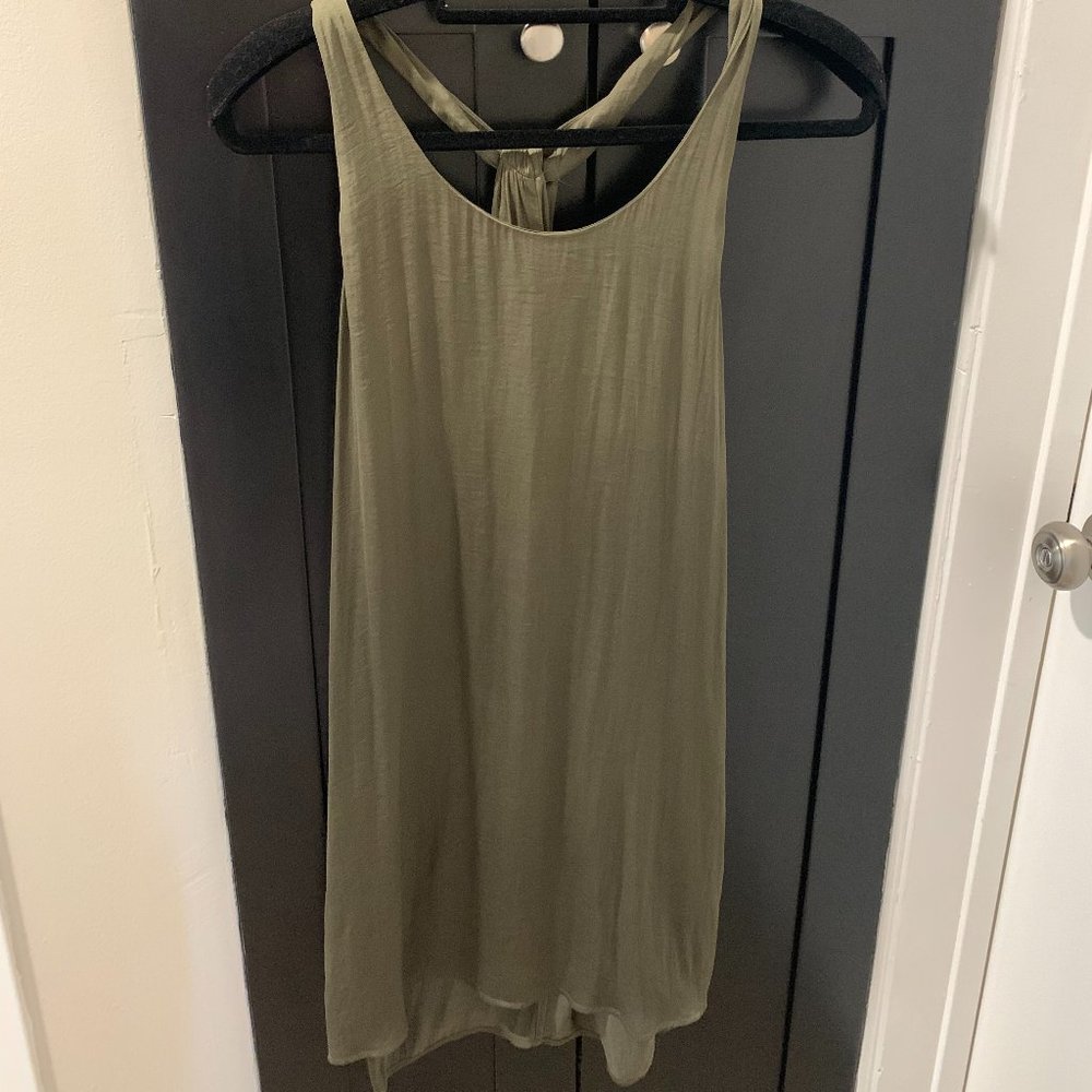 Green womens dress